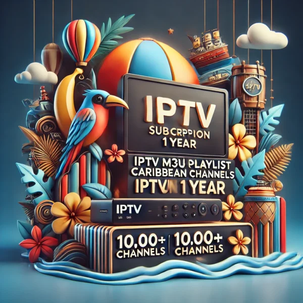 IPTV Subscription 1 Year Caribbean Channels